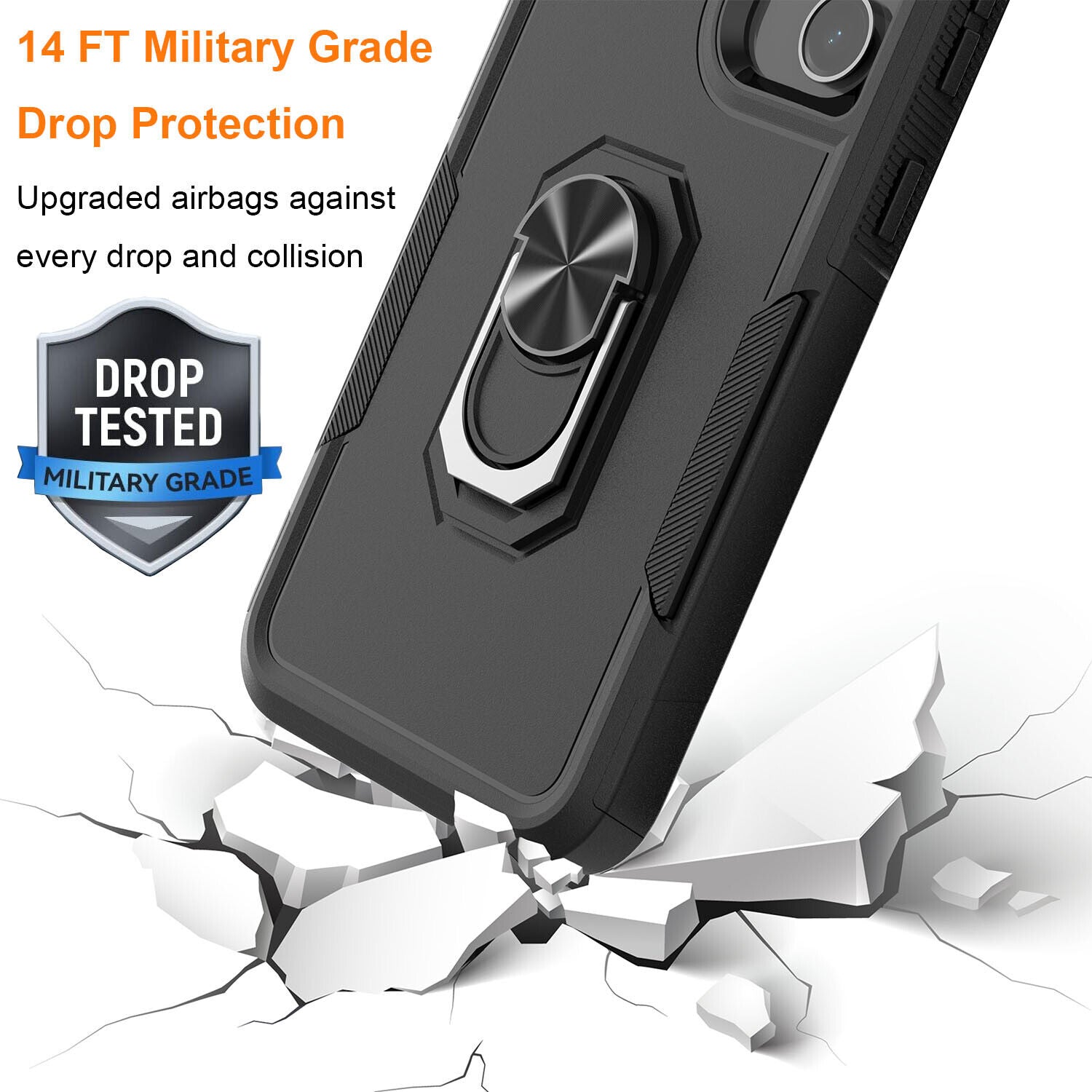Heavy Duty Ring Case for Samsung Galaxy A16 Heavy Duty Ring Case for Samsung Galaxy A16